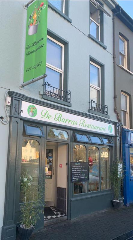 Facade of De Barras Restaurant, Bandon, Co. Cork