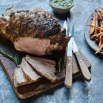 Roast Leg of Lamb with Rosemary, Lemon and Capers