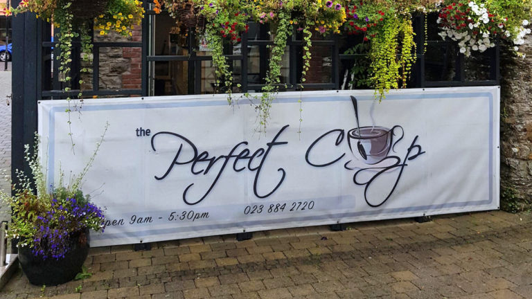 The Perfect Cup Signage