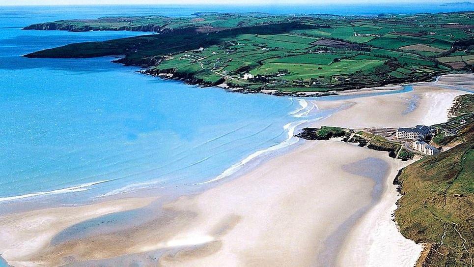 Aerial view of Inchydoney