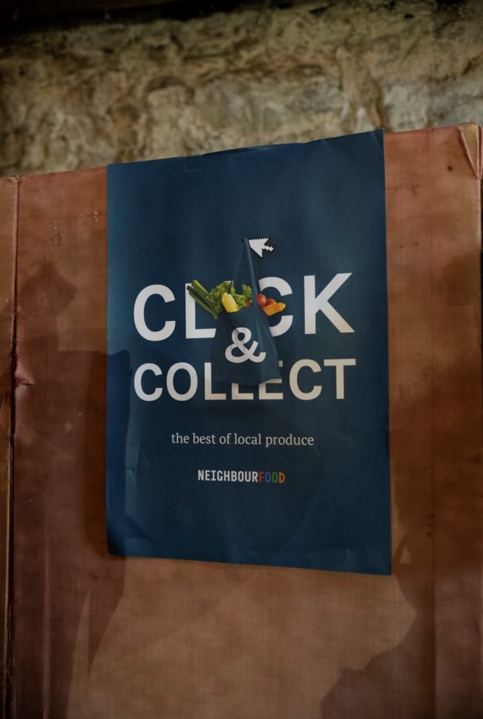 Sustainability – Neighbour Food – Click & Collect Signage