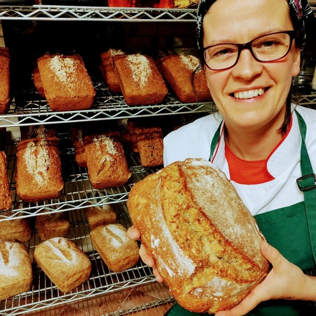 Ballydehob Pop Up Shop – Francine Thurnheer with Frresh Baked Bread