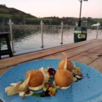 The Dock Wall - outdoor dining on the pontoon