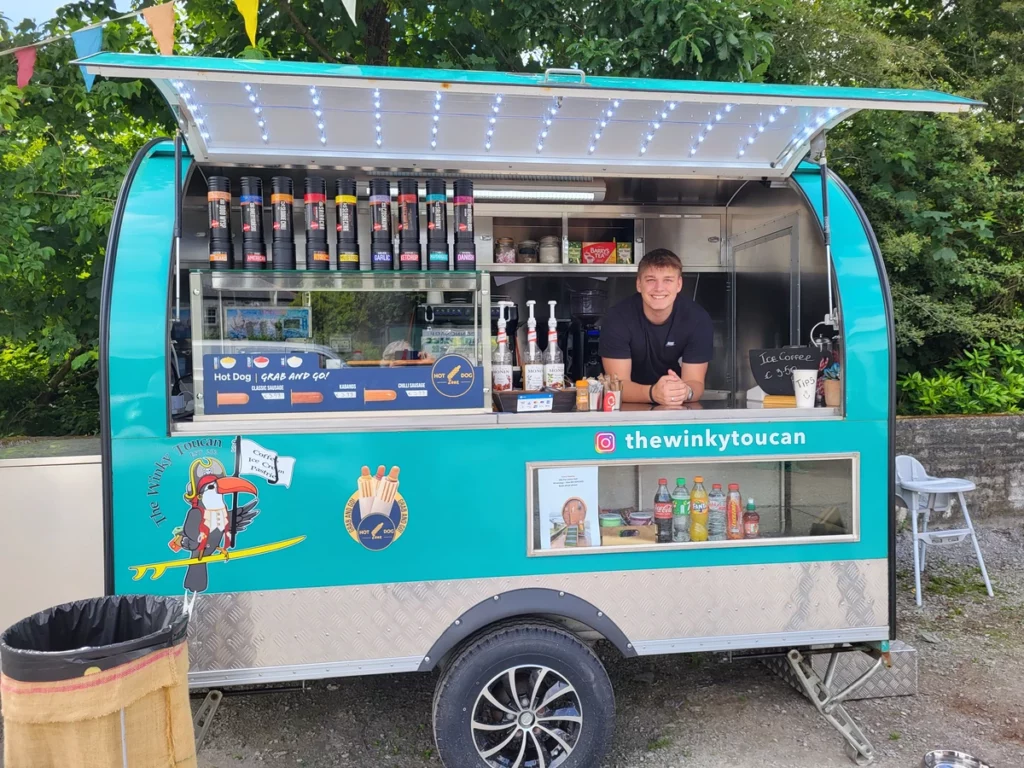 The Winky Toucan - Proudly serving - Coffee, Ice-cream and Hot DOGS